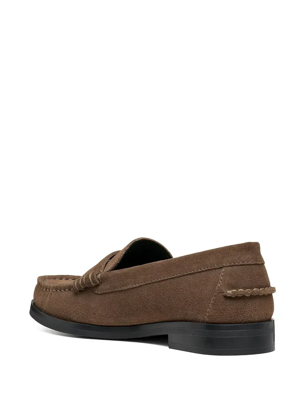 Geox Noemen suede penny loafers Bruin