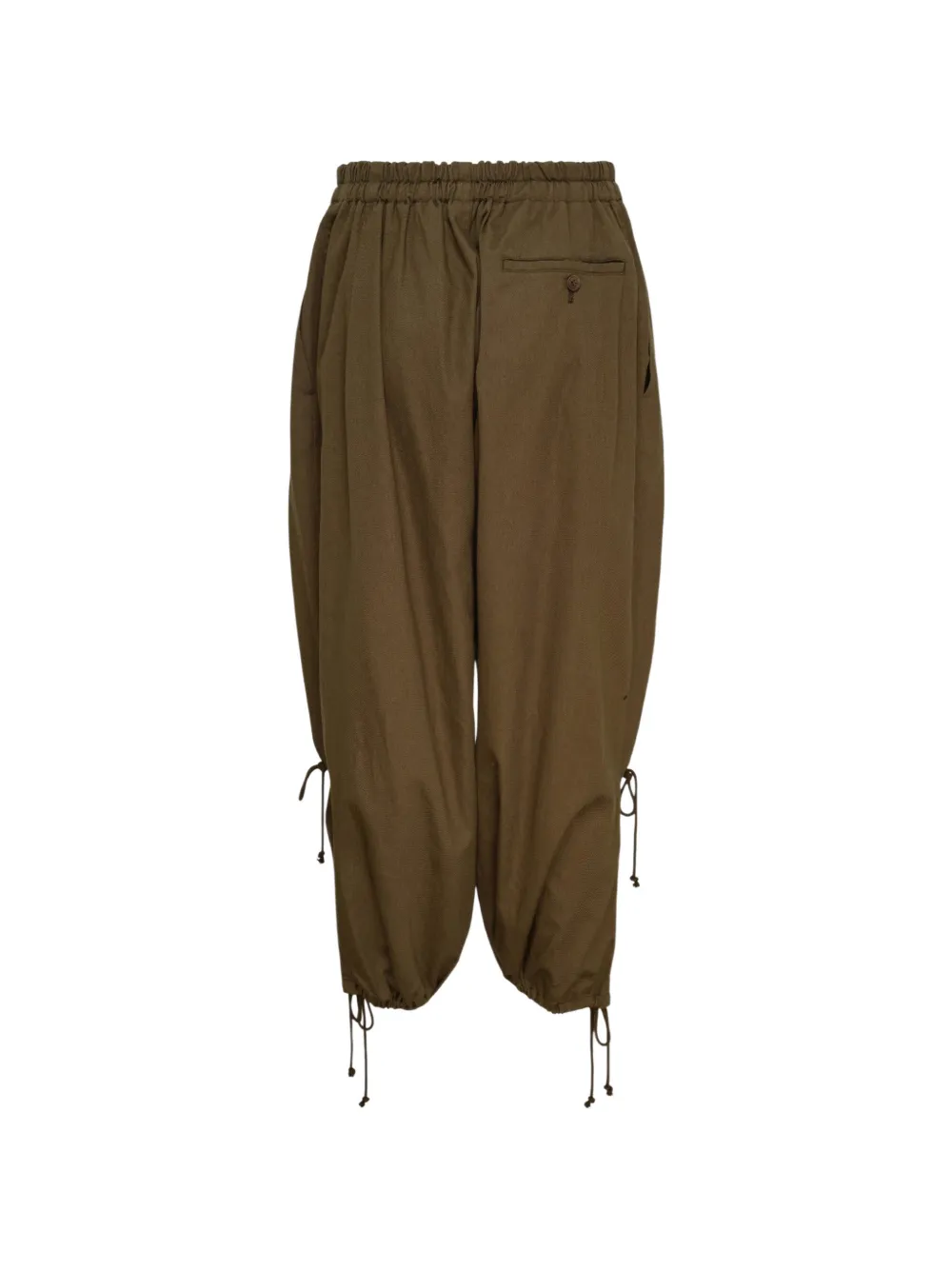 Y's Broek met trekkoord en ballonzoom Groen