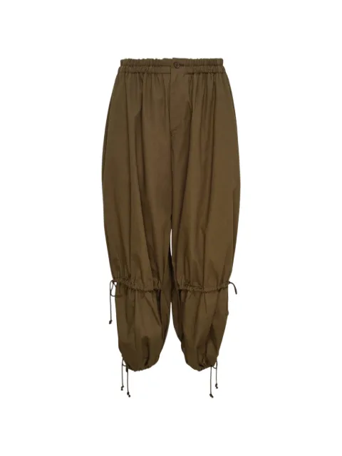 Y's drawstring-hem balloon trousers
