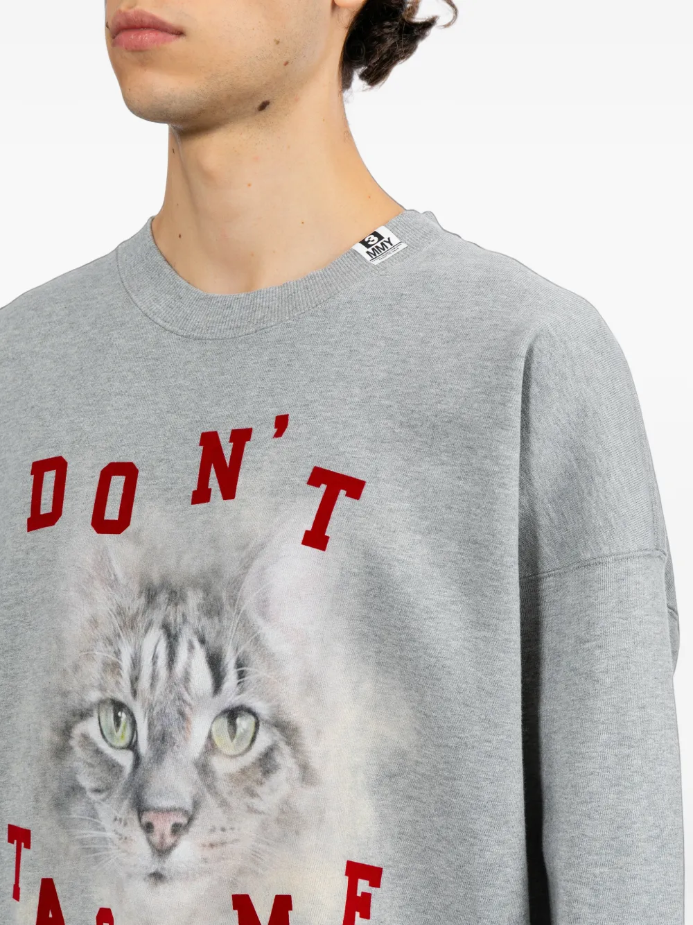 Maison MIHARA YASUHIRO Sweater met print Grijs