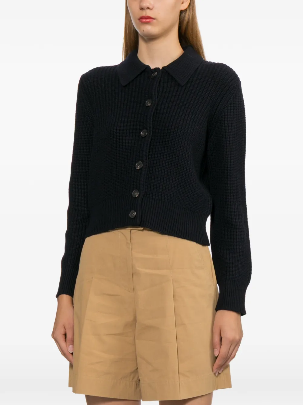 A.P.C. Button-up vest Blauw
