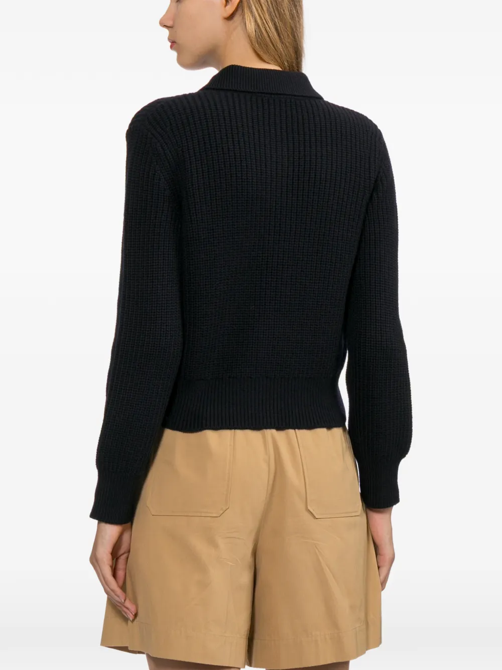 A.P.C. Button-up vest Blauw