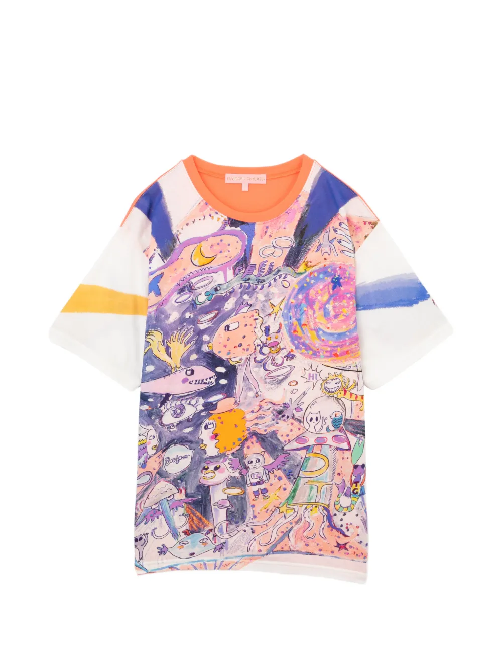 Tsumori Chisato T-Shirt mit grafischem Print - Weiß