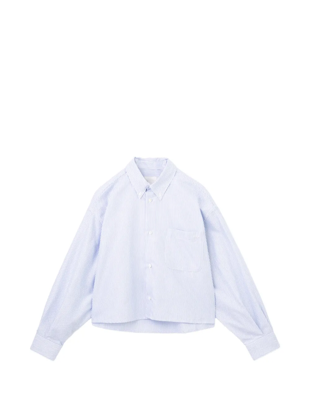 A.P.C. striped cropped shirt