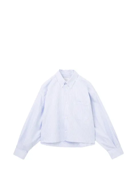 A.P.C. striped cropped shirt