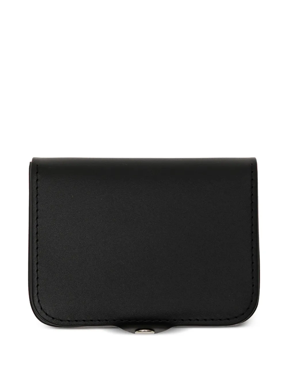 A.P.C. Leren portemonnee met logoprint Zwart