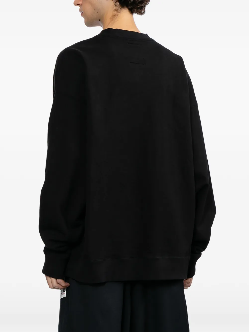Maison MIHARA YASUHIRO Sweater met kattenprint Zwart