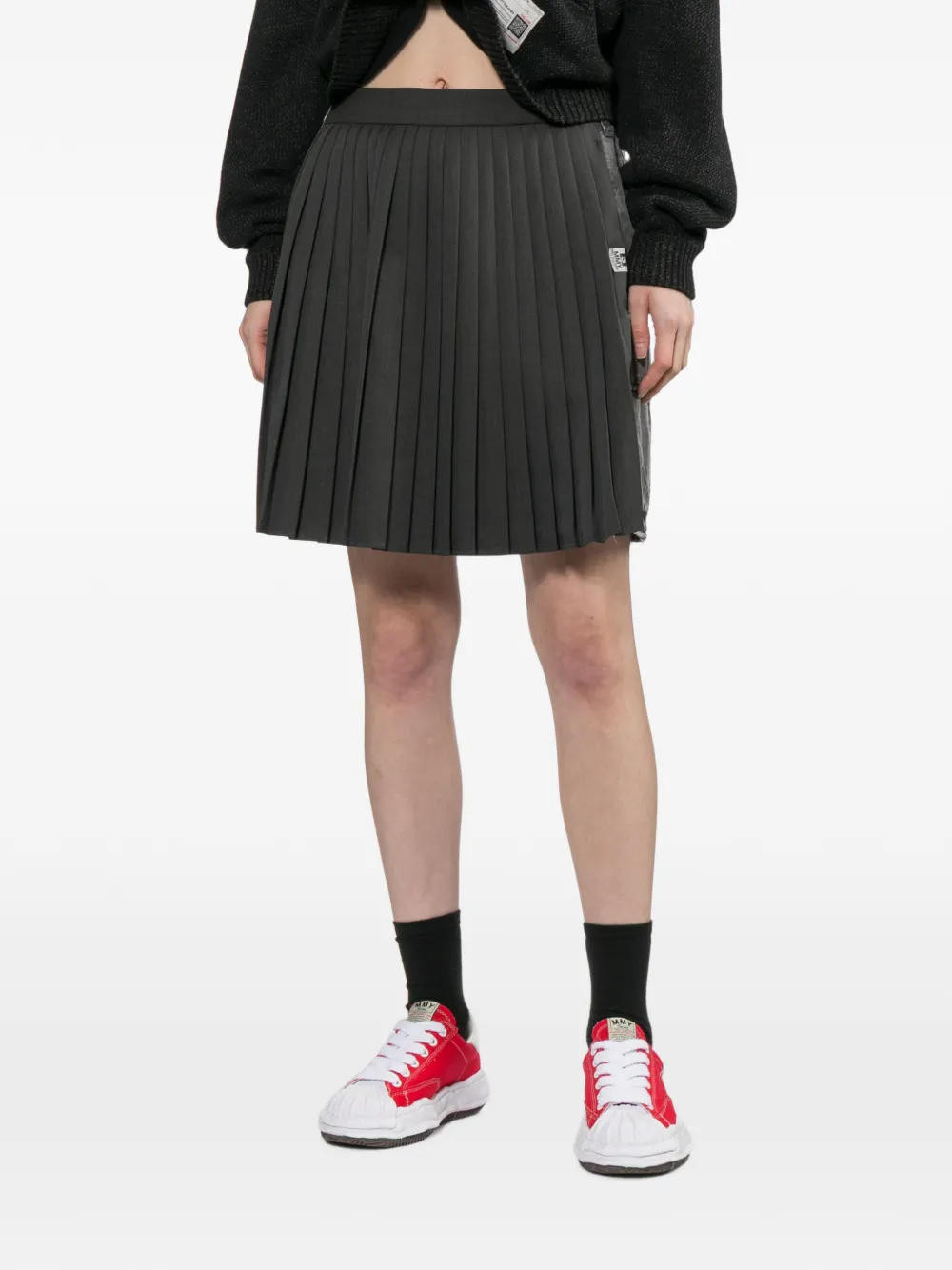 Maison MIHARA YASUHIRO Cargo shorts met rok Grijs