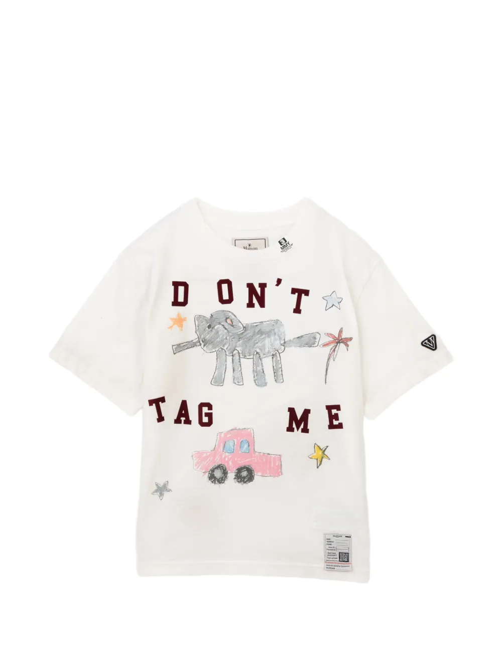 Maison MIHARA YASUHIRO T-Shirt aus Piqué - Weiß