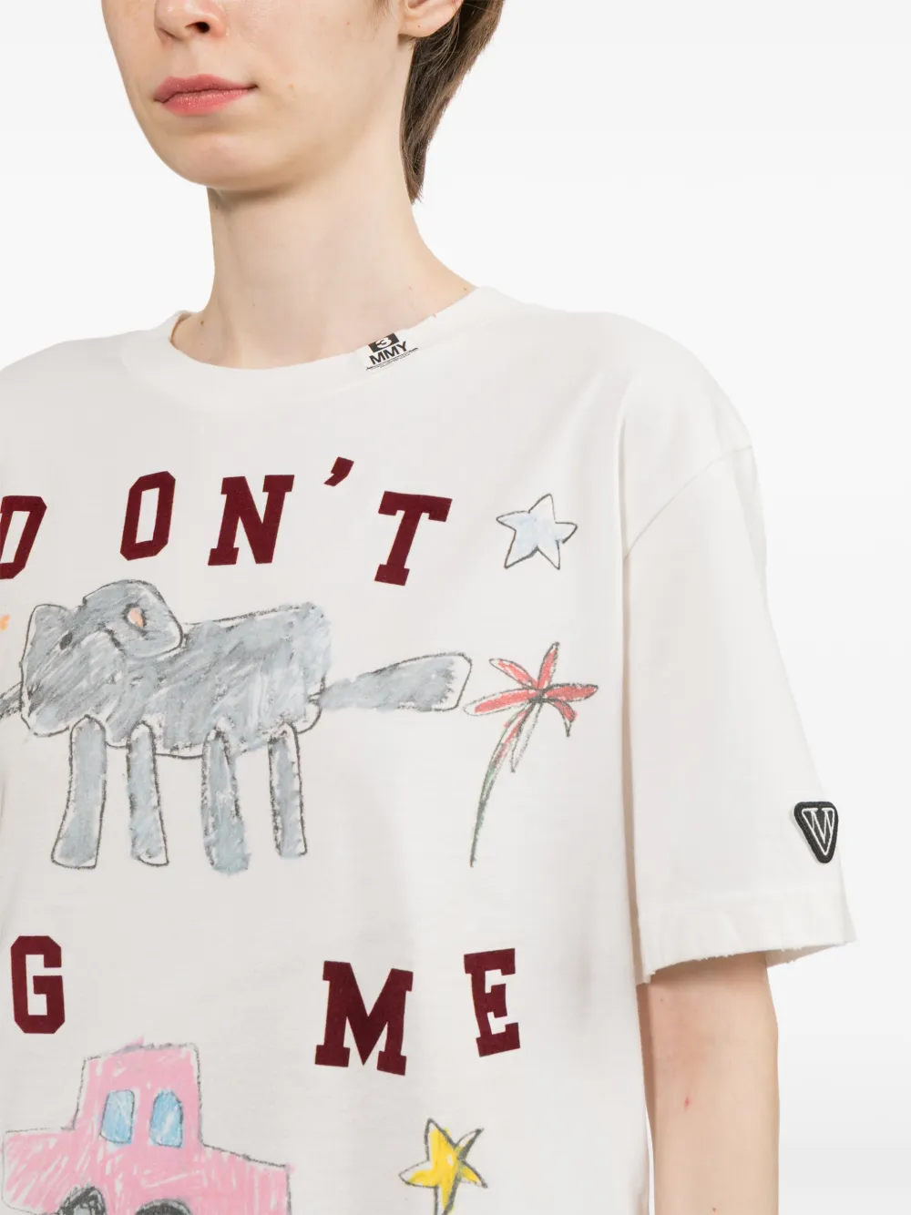 Maison MIHARA YASUHIRO Piqué T-shirt Wit