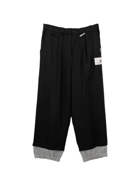 Maison MIHARA YASUHIRO pantalones anchos a capas