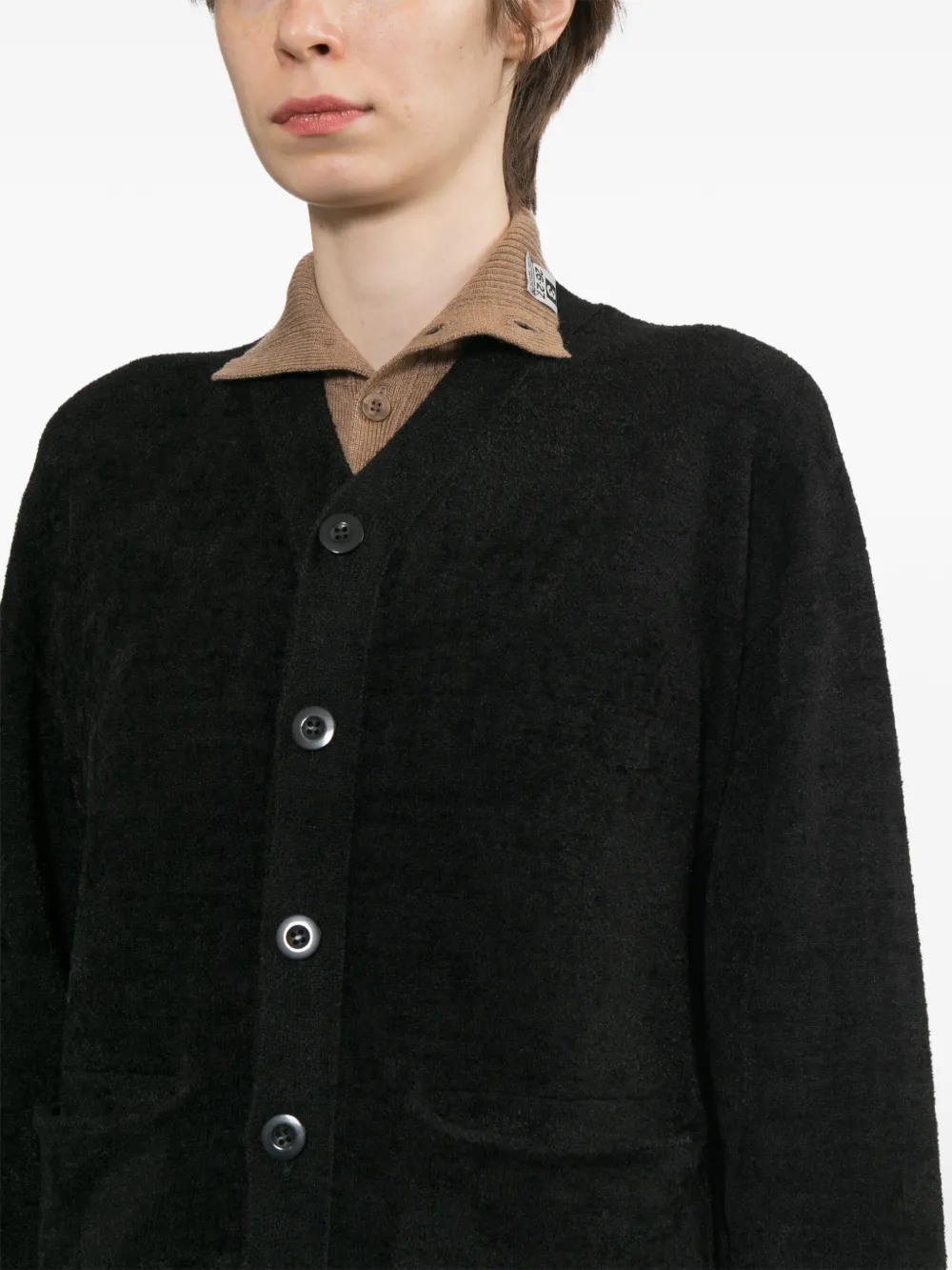Maison MIHARA YASUHIRO Gelaagd vest Zwart