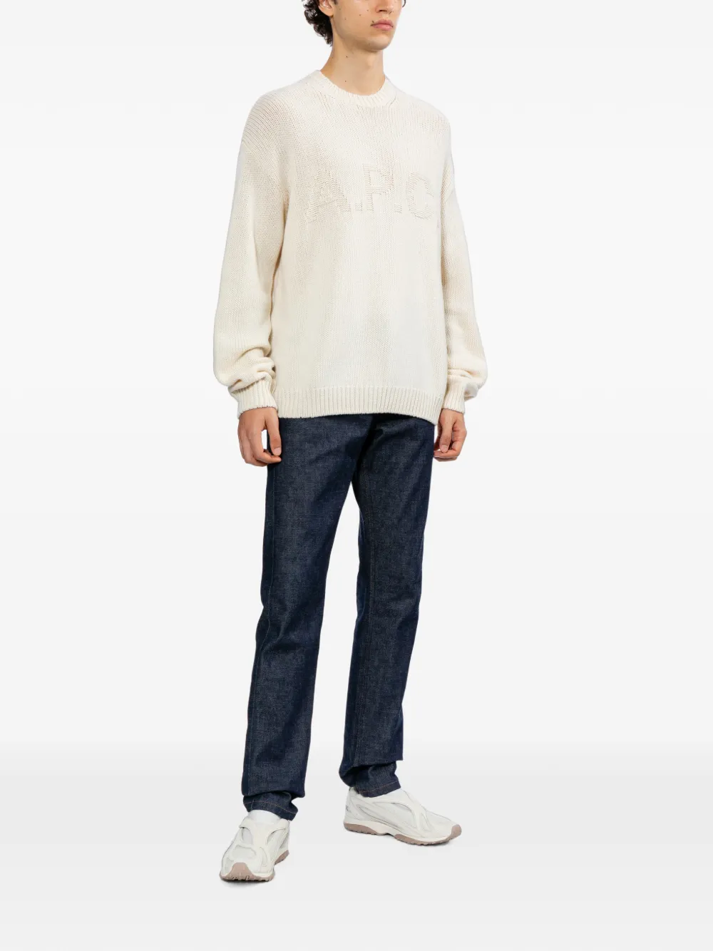 A.P.C. George trui Beige