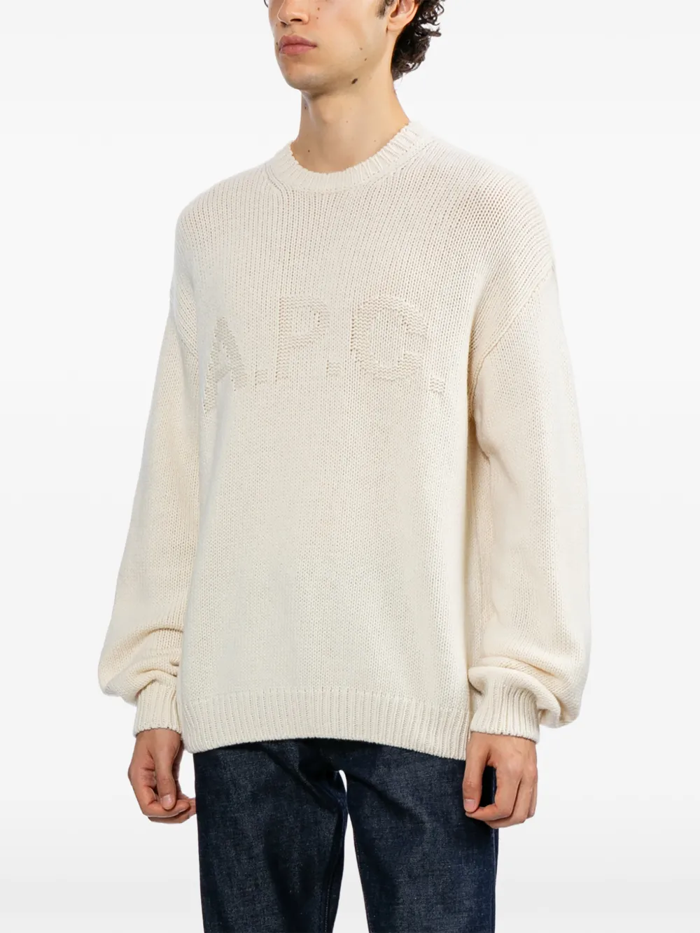 A.P.C. George trui Beige