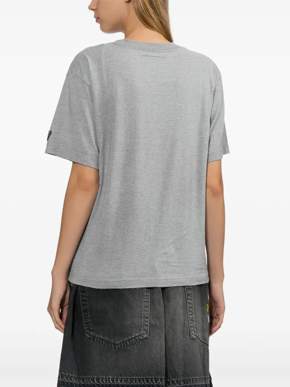 Maison MIHARA YASUHIRO T-shirt met grafische print Grijs