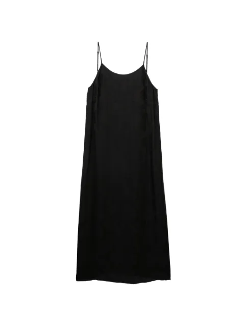 Uma Wang velvet-effect panelled dress