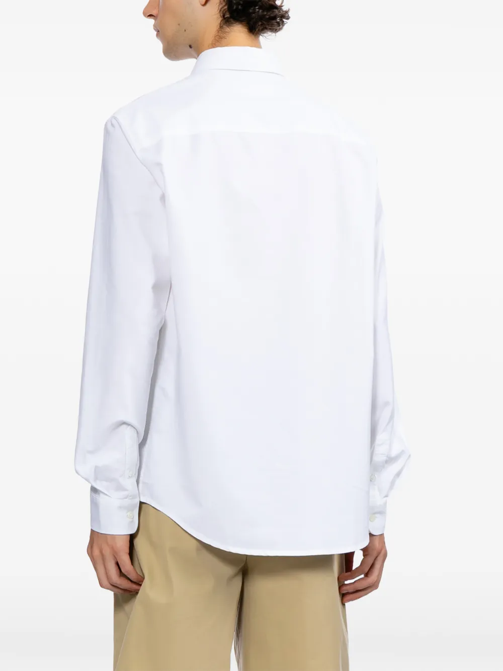 A.P.C. Button-down oervhemd met borstzak Wit