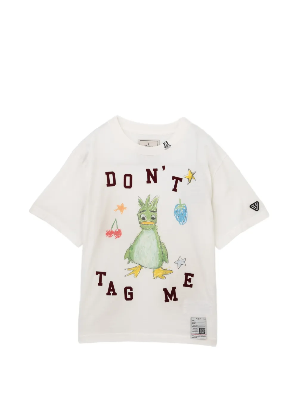 Maison MIHARA YASUHIRO T-Shirt mit grafischem Print - Weiß