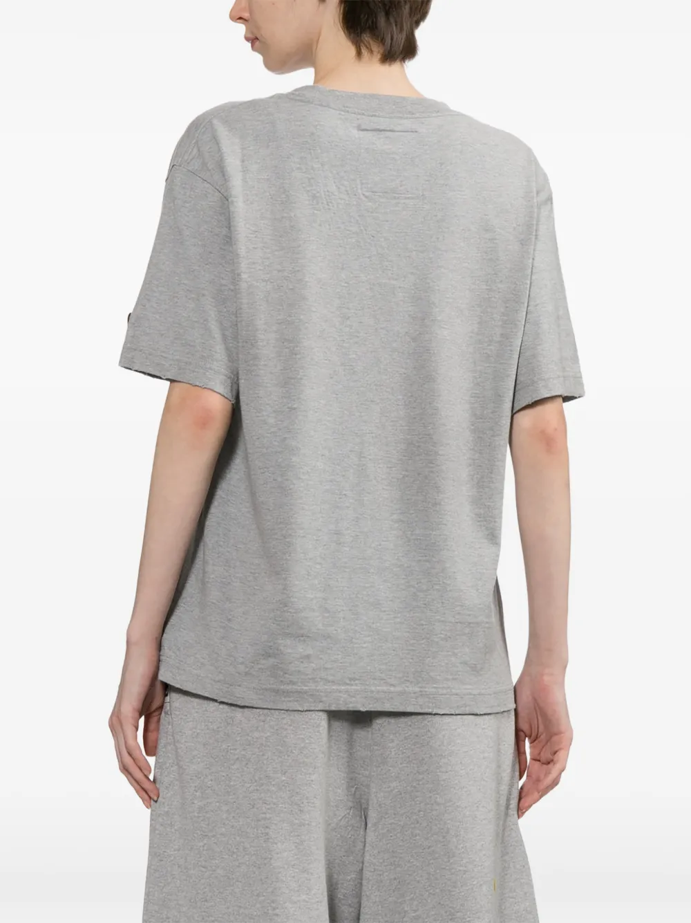 Maison MIHARA YASUHIRO T-shirt met logoprint Grijs