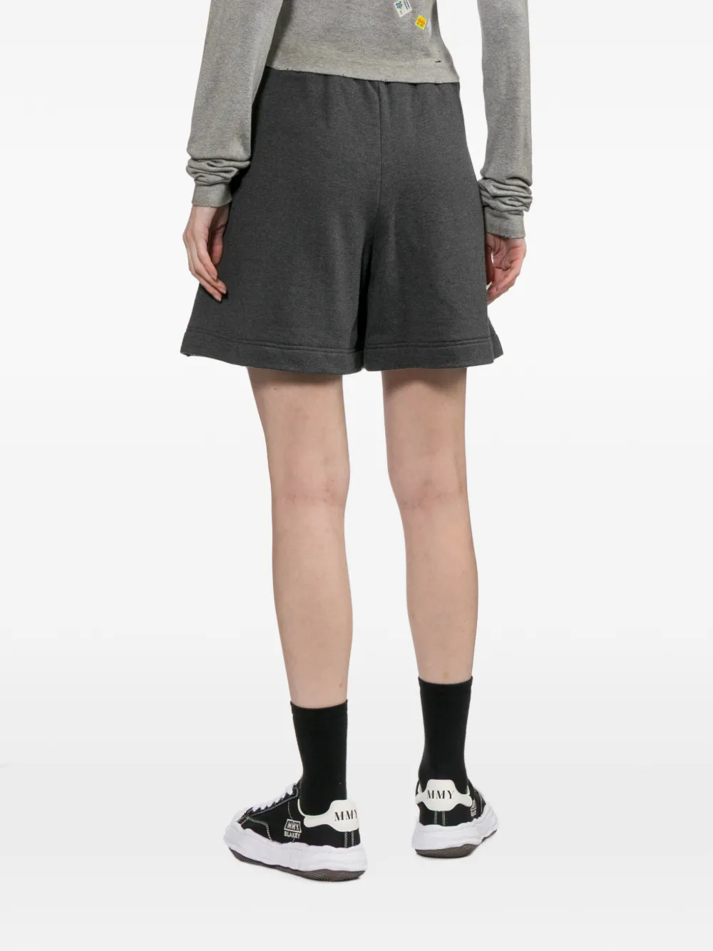 Maison MIHARA YASUHIRO Gecoate skort Zwart