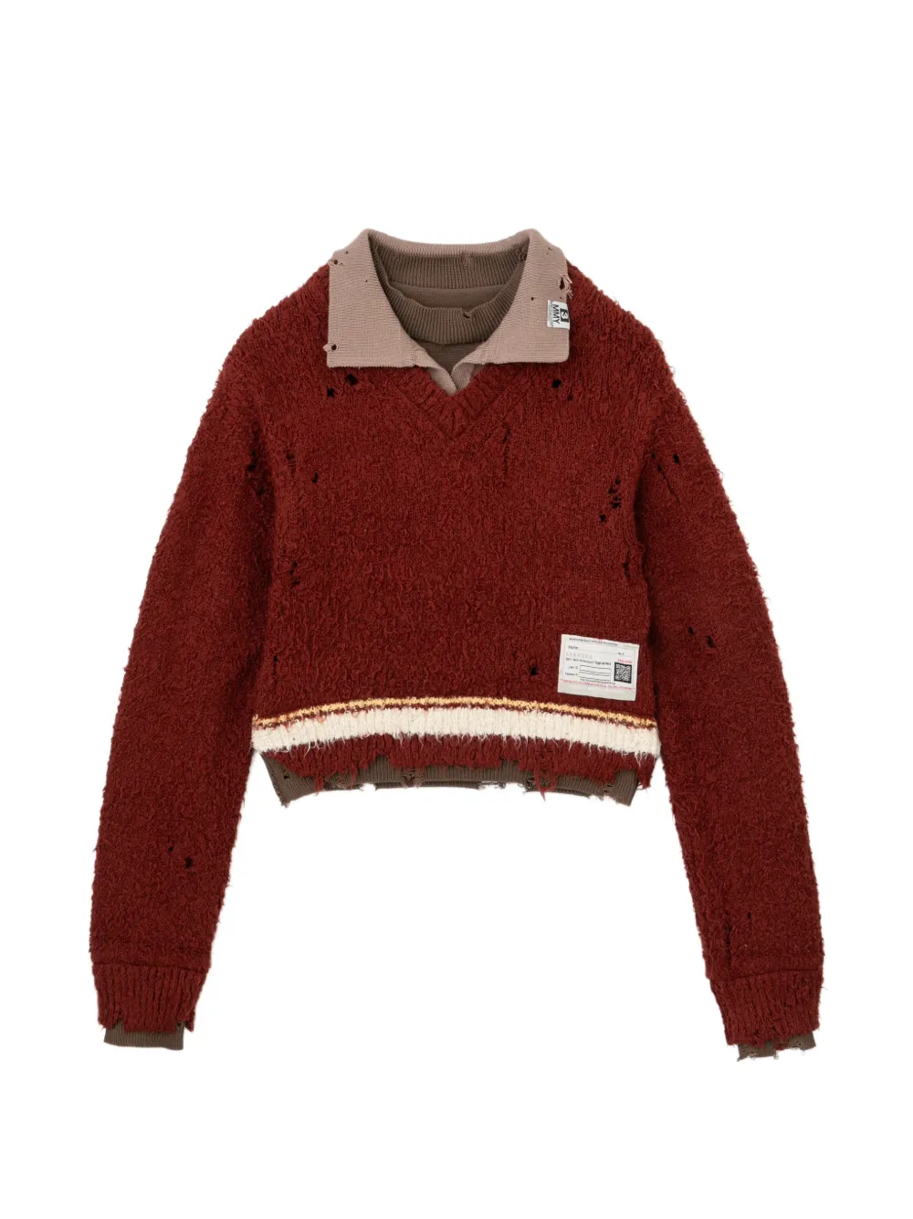 Maison MIHARA YASUHIRO distressed jumper