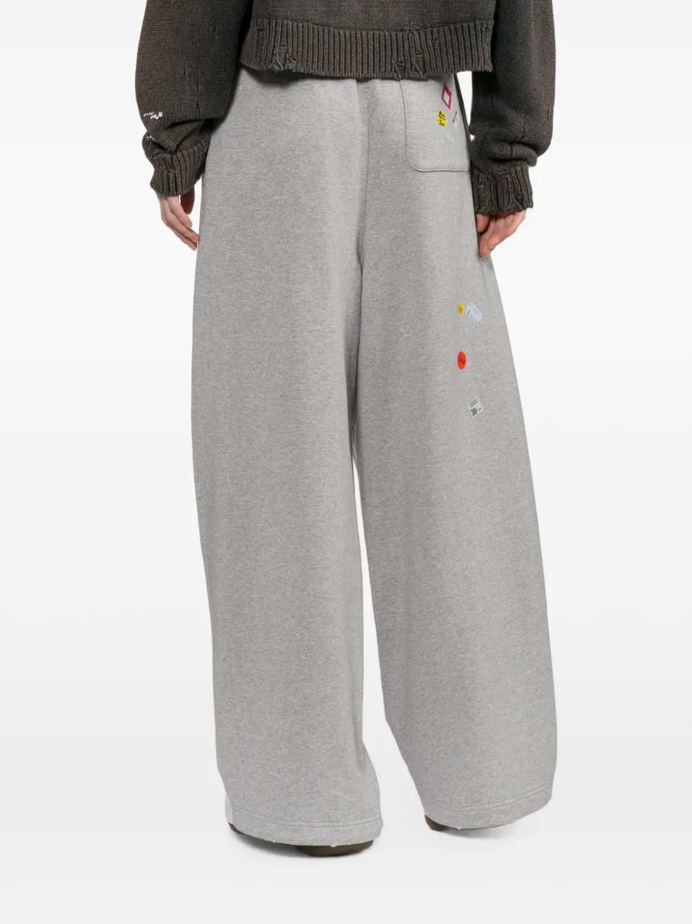 Maison MIHARA YASUHIRO Trainingsbroek met elastische taille Grijs