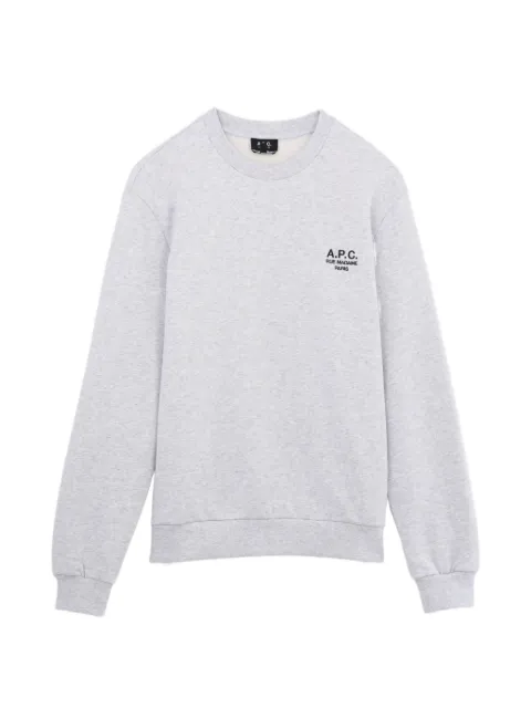 A.P.C. logo-embroidered sweatshirt