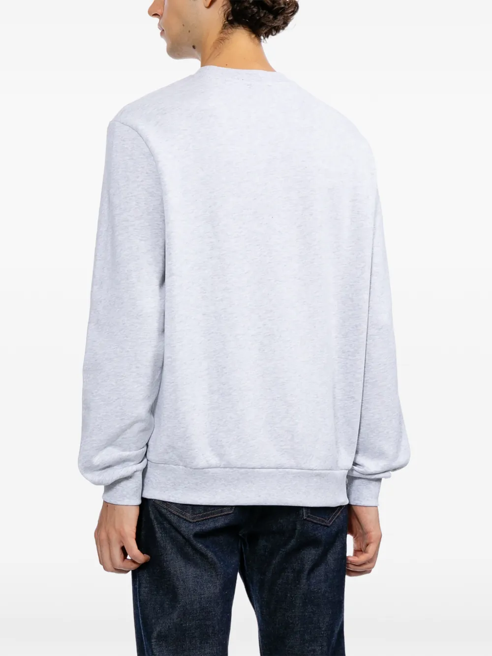 A.P.C. Sweater met geborduurd logo Grijs