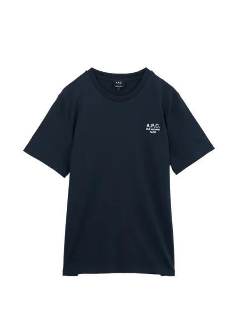 A.P.C. logo-embroidered T-shirt