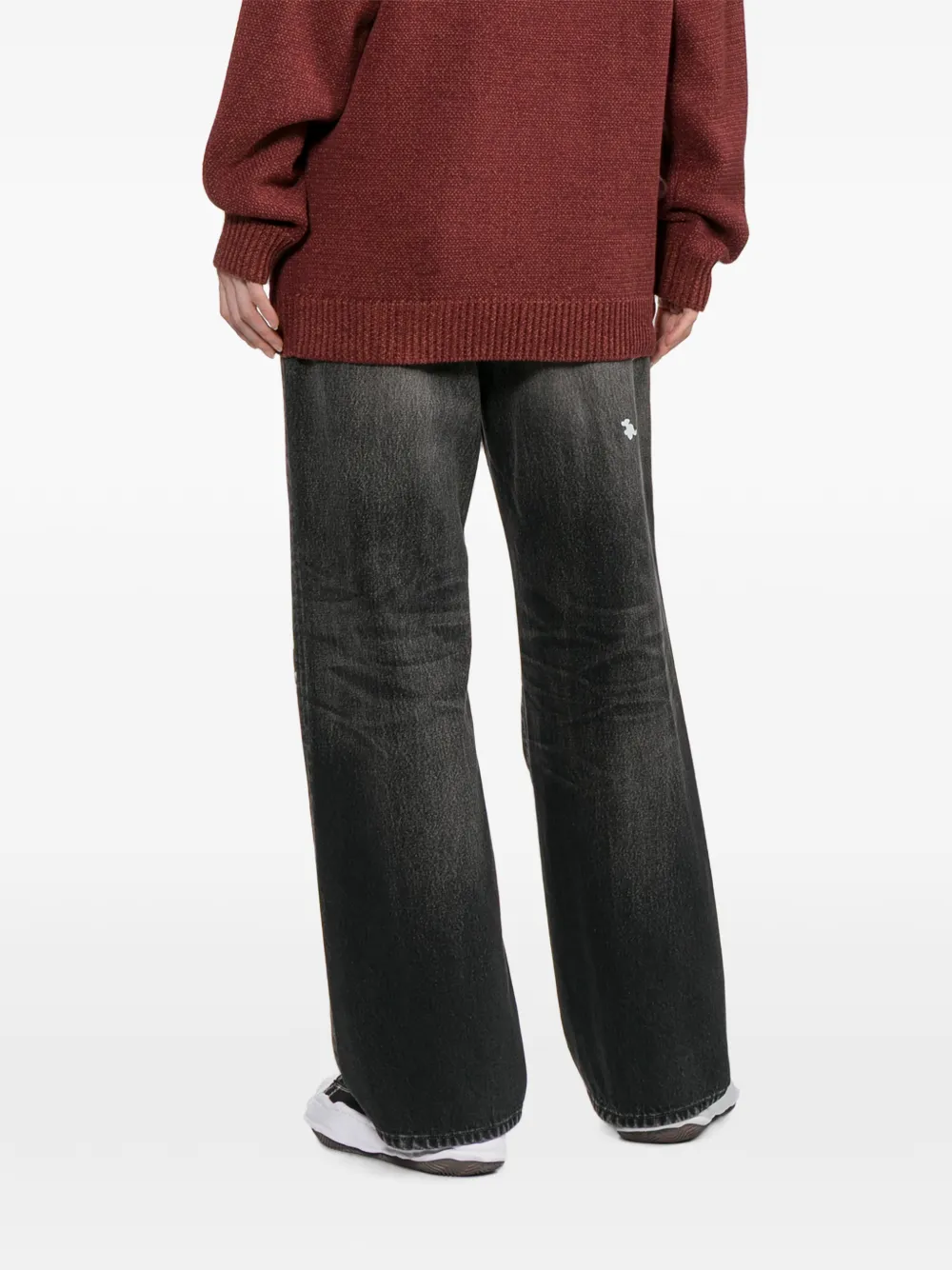 Maison MIHARA YASUHIRO Jeans met gelaagd detail Zwart