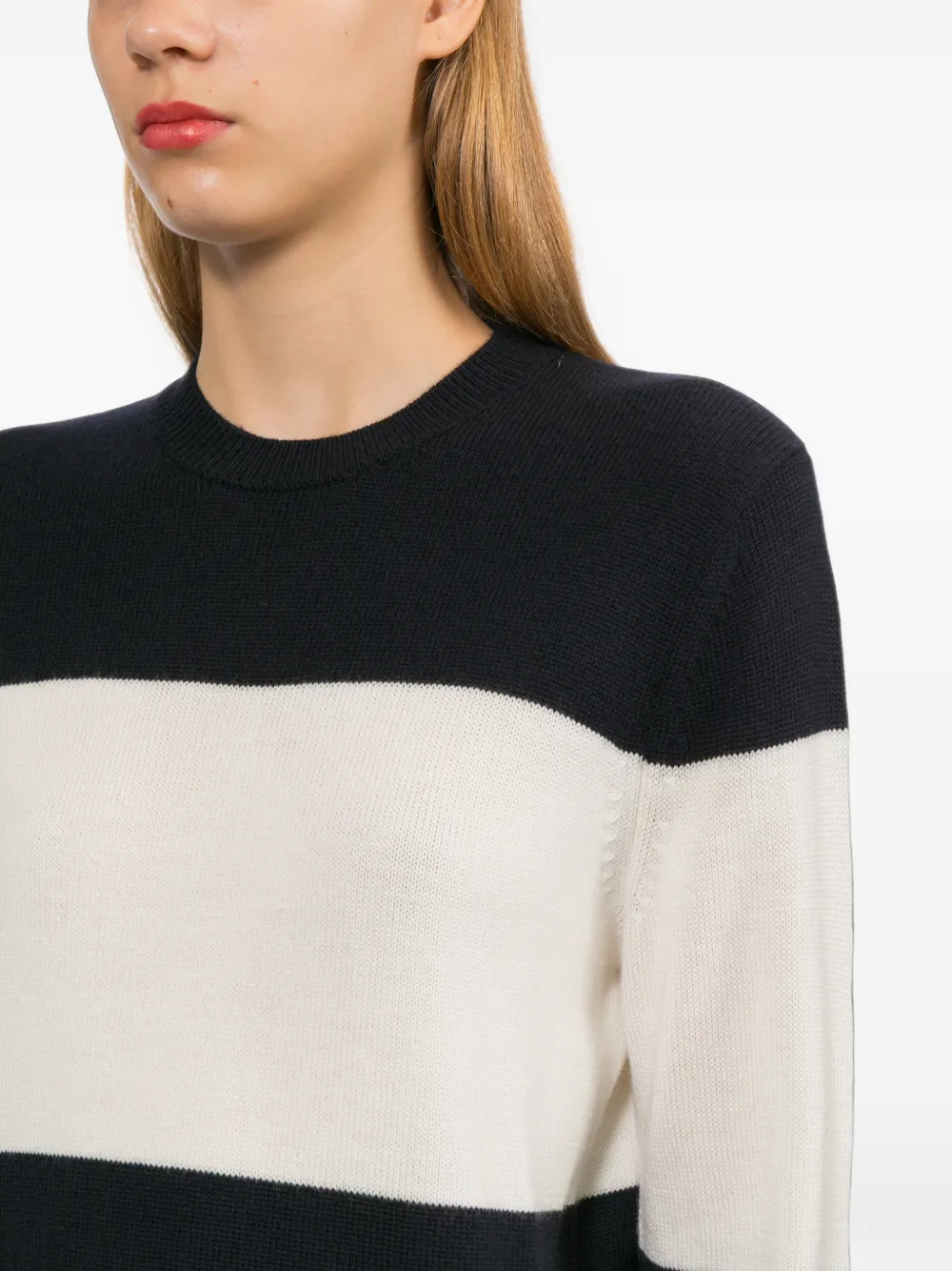 A.P.C. Trui met geborduurd logo Blauw