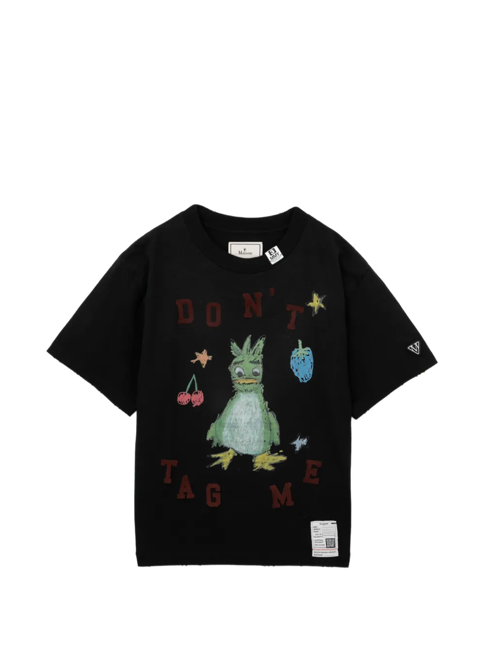 Maison MIHARA YASUHIRO Leon T-Shirt mit Print - Schwarz