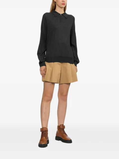 A.P.C. zip-up collared top