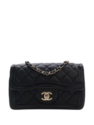 CHANEL Pre-Owned 2012 ダブル フラップ ショルダーバッグ | ブラック