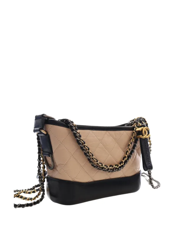 CHANEL Pre-Owned 2018-2019 スモール マトラッセ エイジドカーフ 