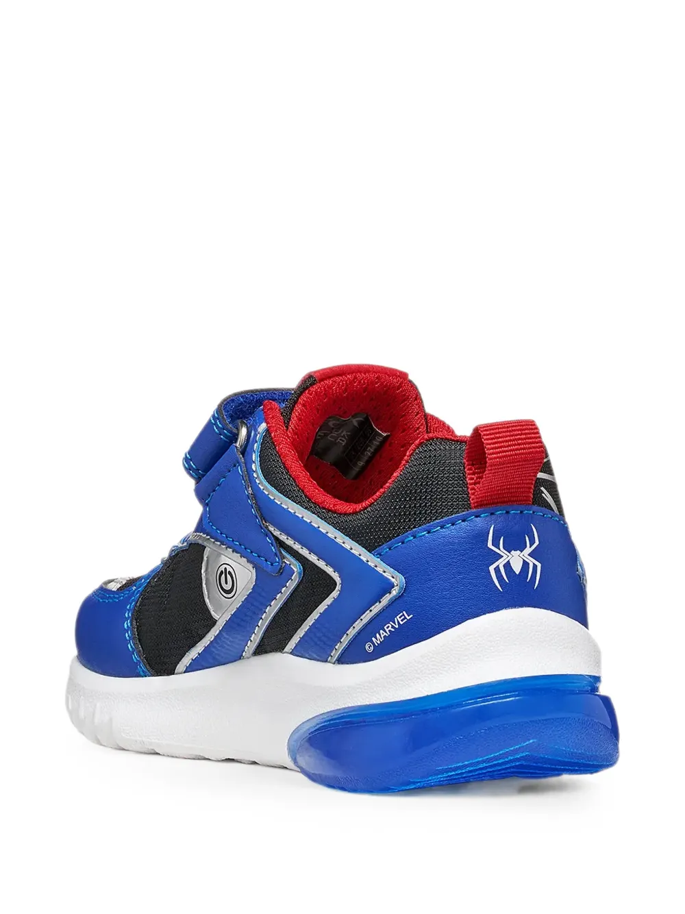 Geox Kids x Marvel Spider-Man Ciberdron touch-strap sneakers Blauw