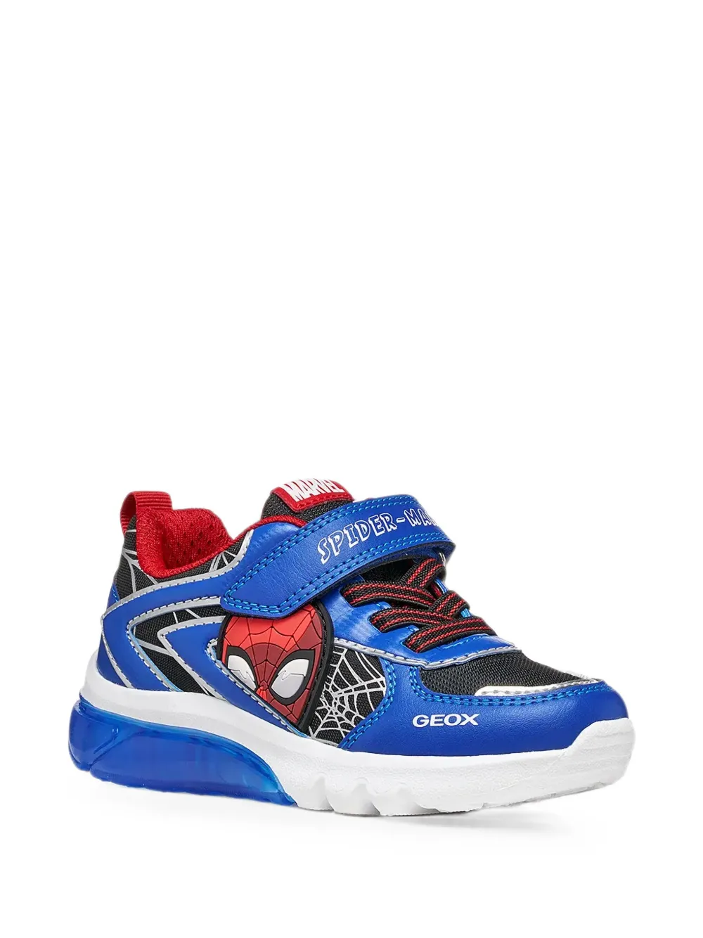 Geox Kids x Marvel Spider-Man Ciberdron touch-strap sneakers - Blu