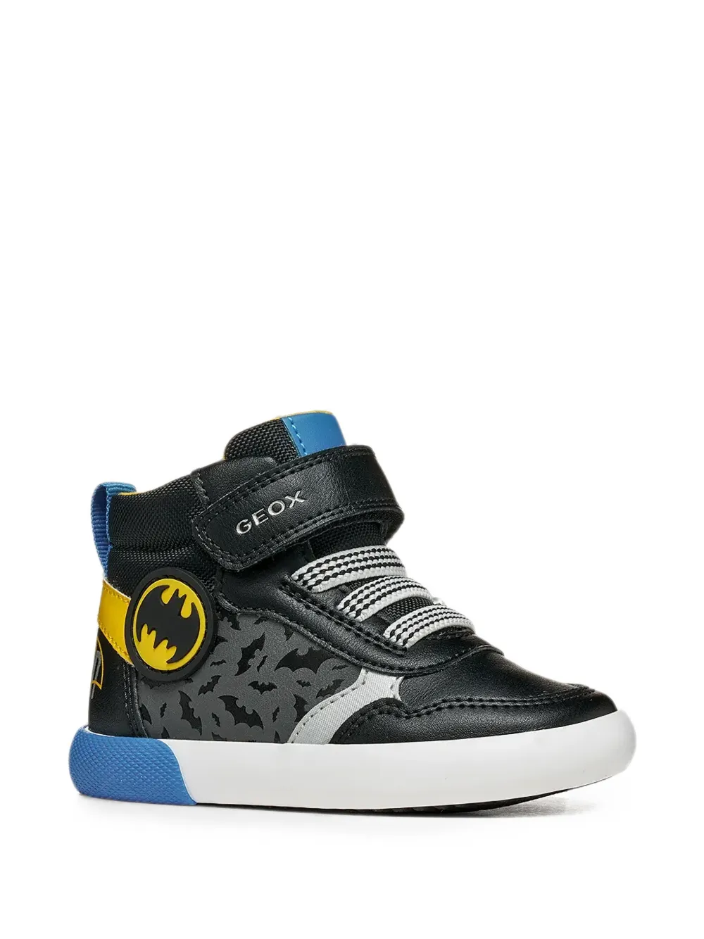 Geox Kids Bat touch-strap sneakers Zwart