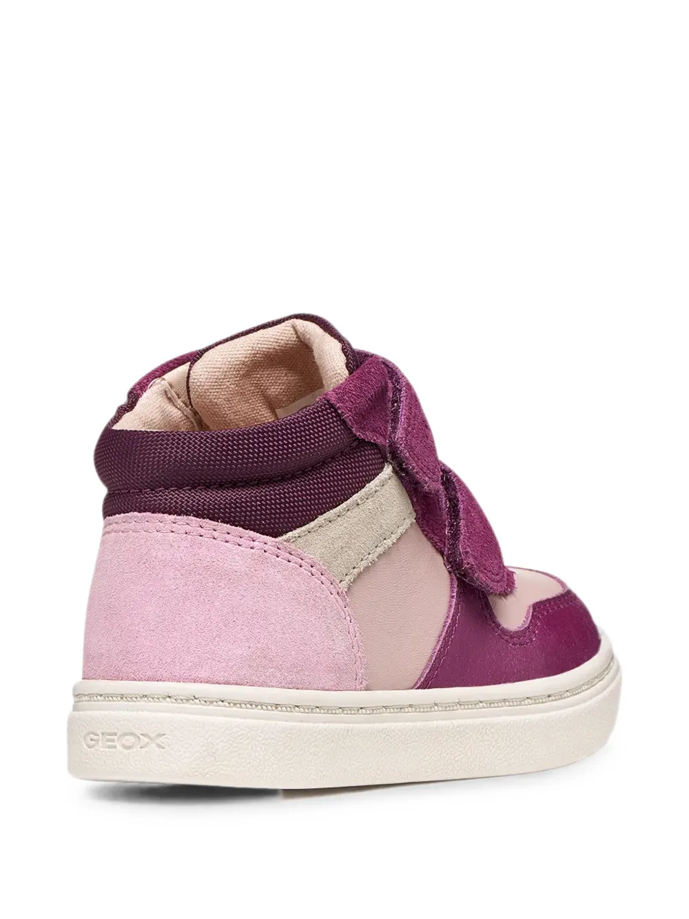 Geox Kids touch-strap sneakers Paars
