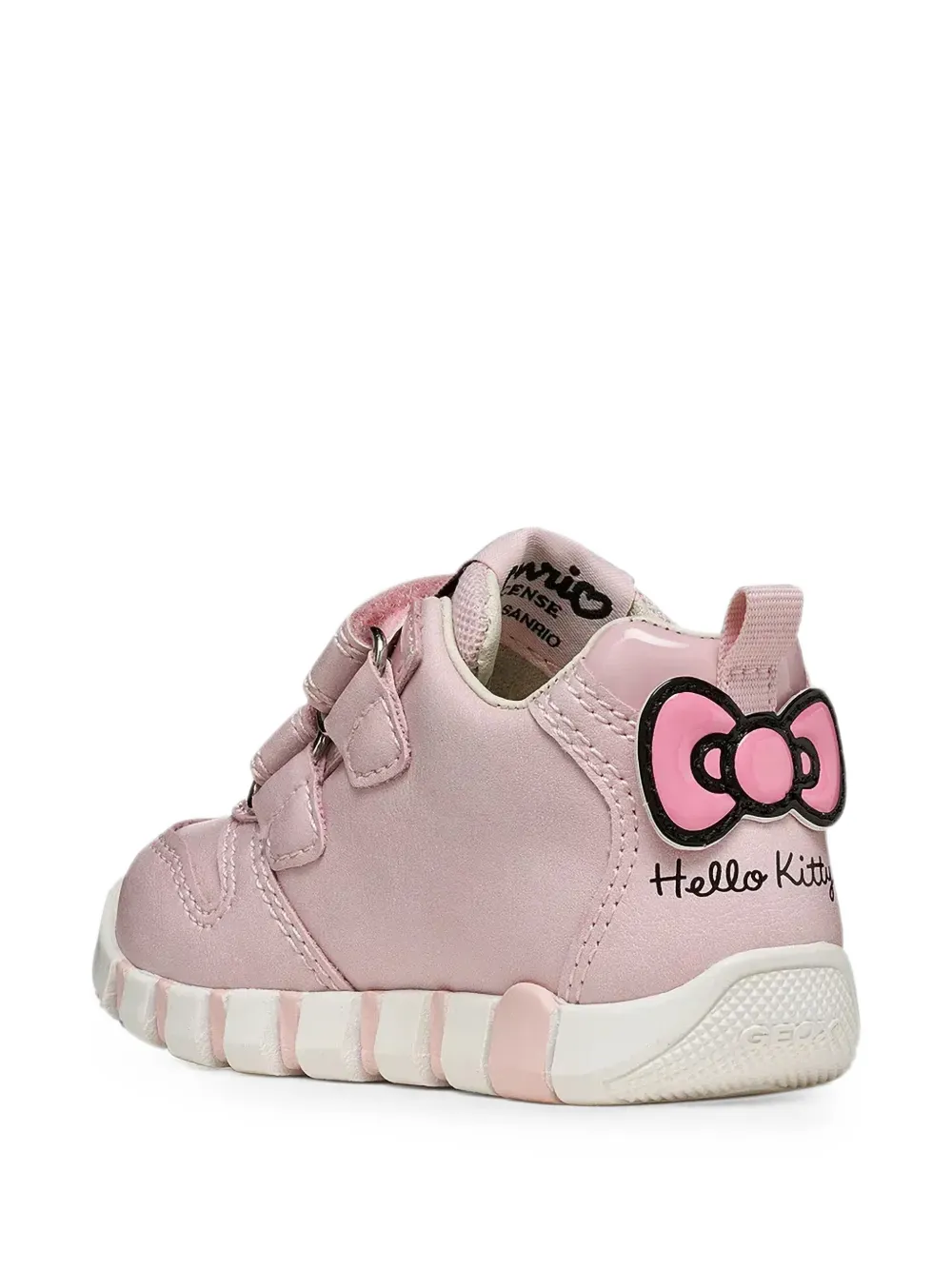 Geox Kids Iupidoo Hello Kitty-patch touch-strap sneakers Roze