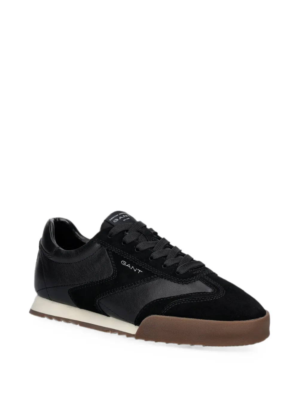 Gant Leren sneakers met vlakken Zwart