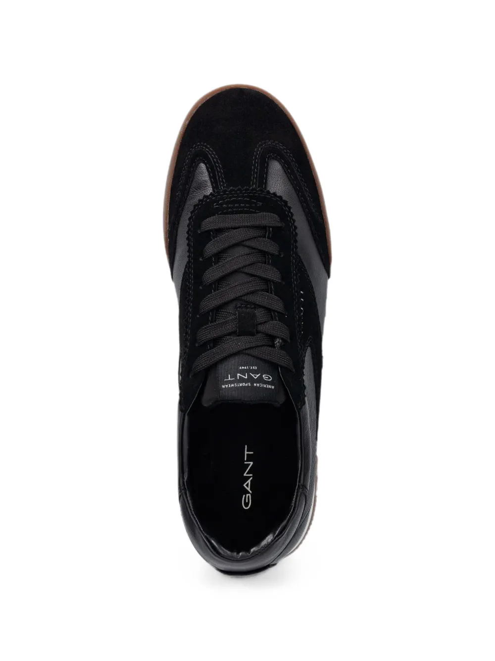 Gant Leren sneakers met vlakken Zwart