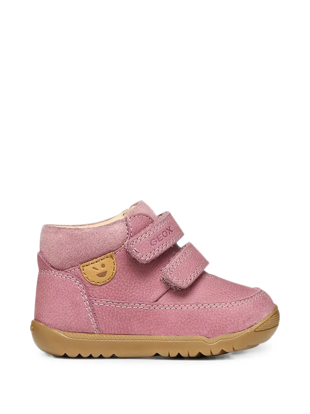 Geox Kids touch-strap ankle boots Roze