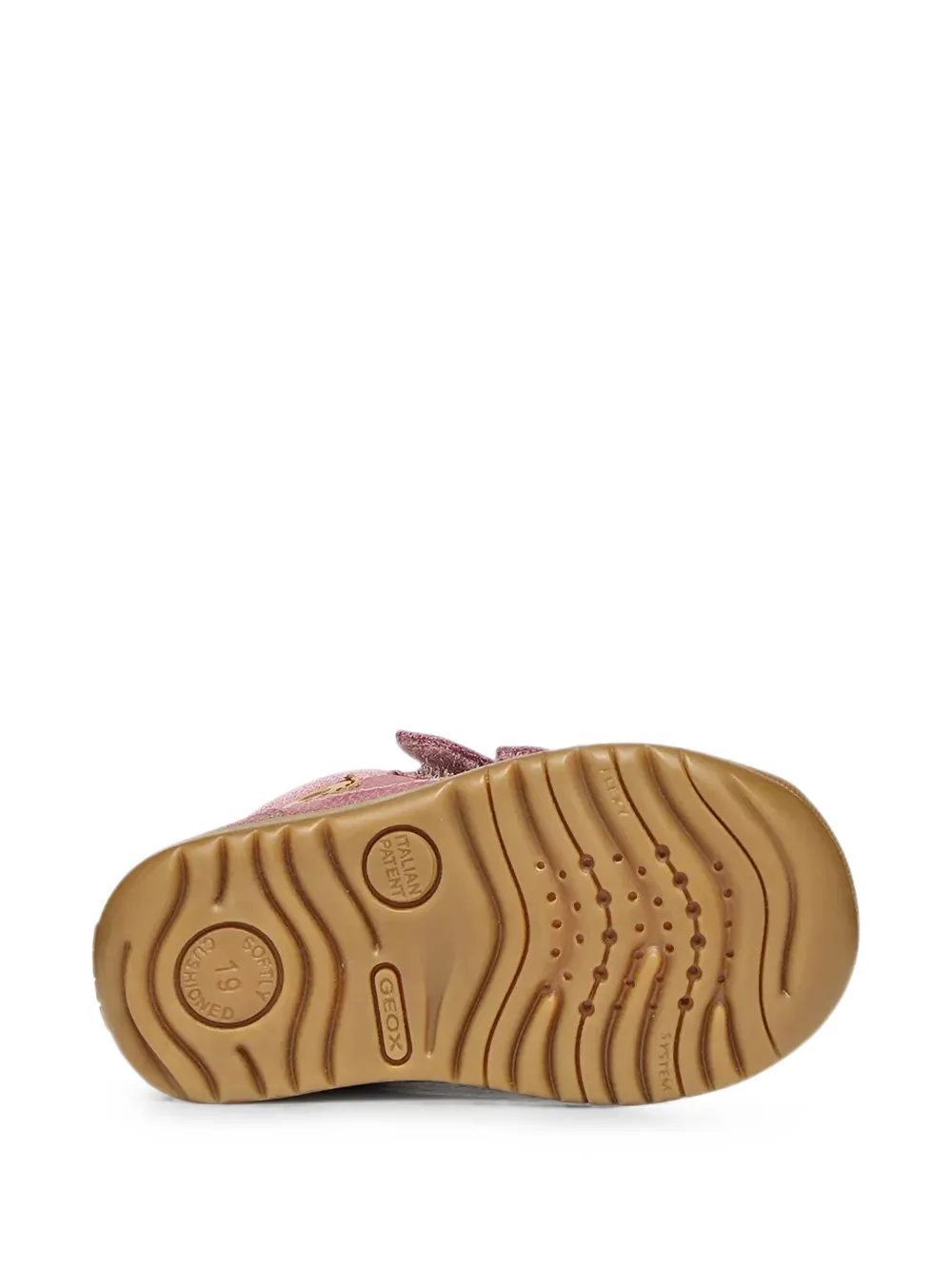 Geox Kids touch-strap ankle boots Roze