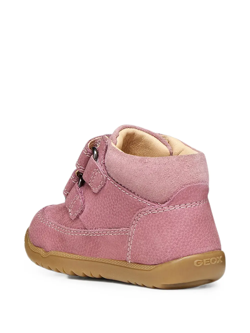 Geox Kids touch-strap ankle boots Roze