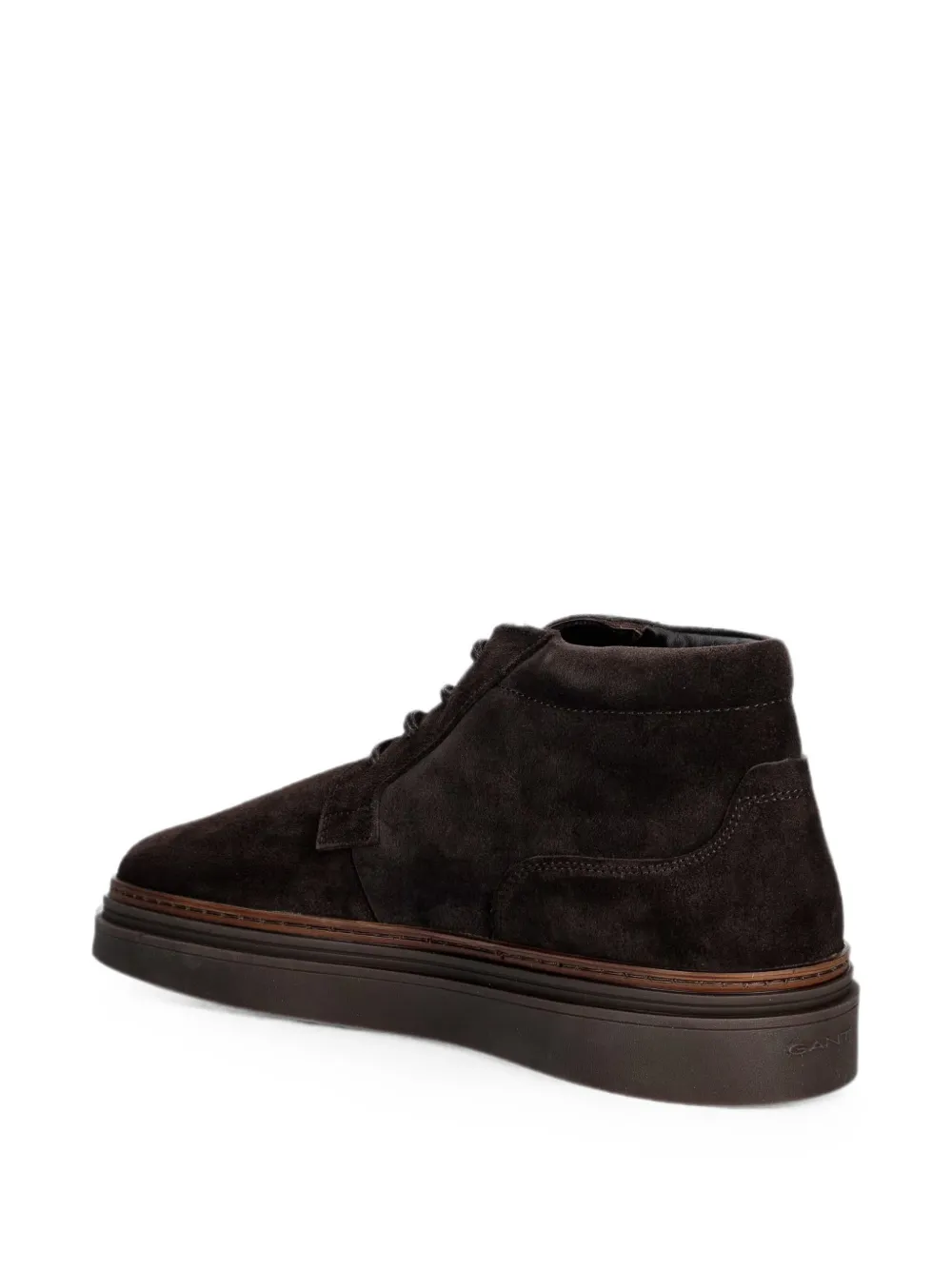 Gant suede lace-up fastening boots Bruin