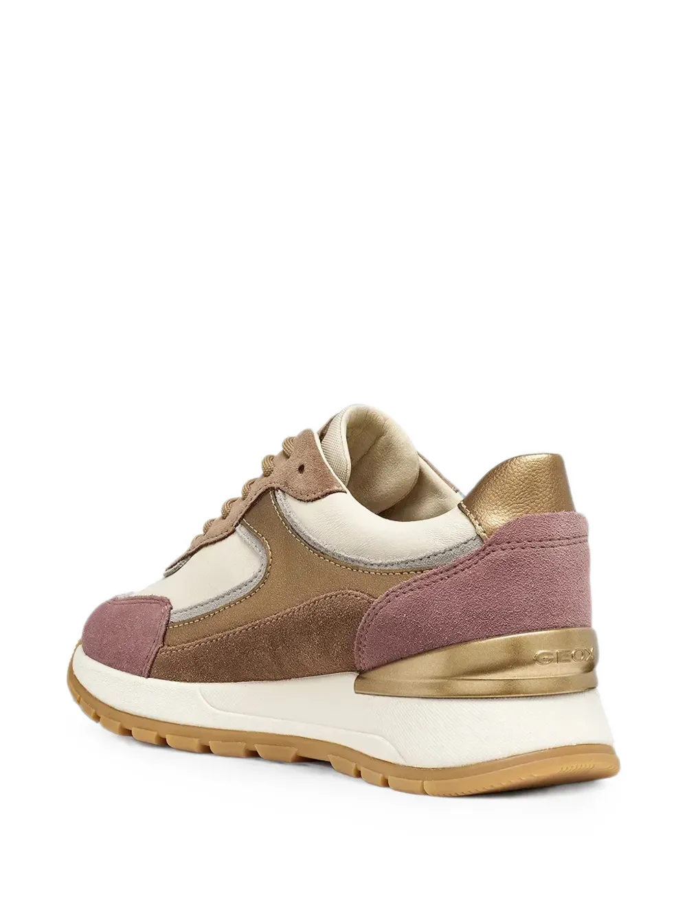 Geox Desya Abx sneakers met vlakken Beige