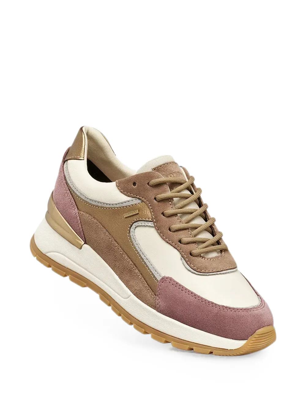 Geox Desya Abx sneakers met vlakken Beige