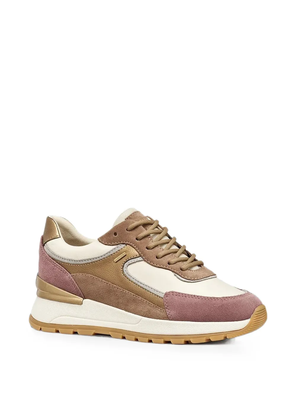 Geox Desya Abx sneakers met vlakken Beige