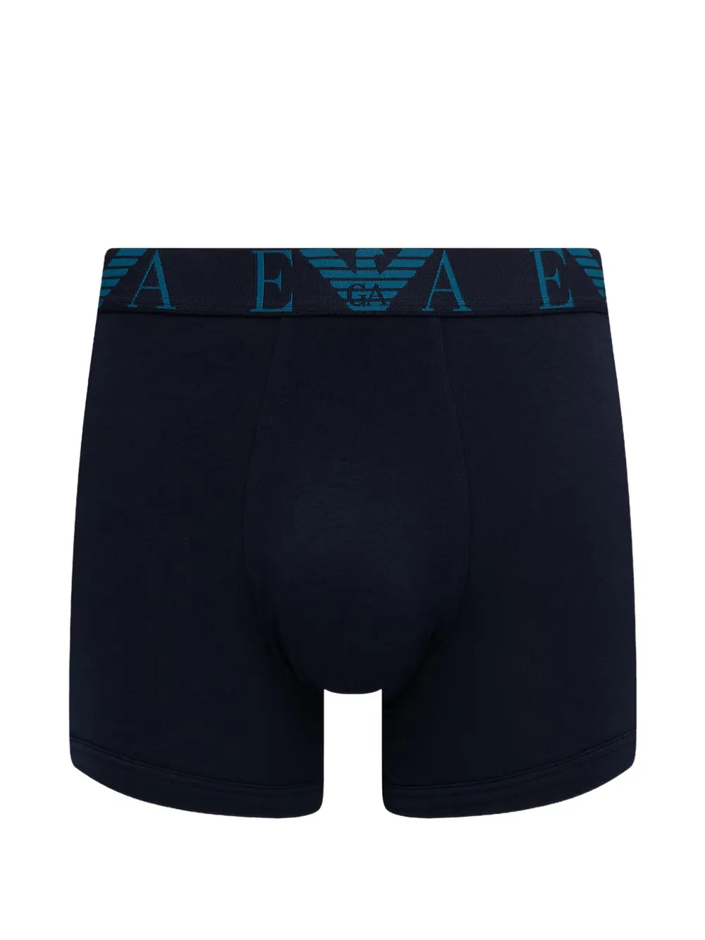 Emporio Armani Drie boxershorts met logoband Blauw
